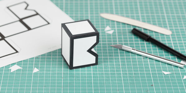 Special K - Kunstverein Hof - Papercraft Logo by Sebastian Berbig and Derya Ormanci