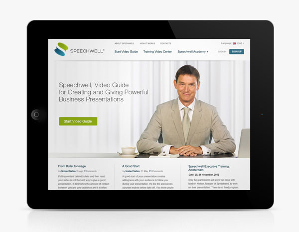 Speechwell - Website Design by Higher