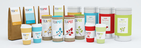 Teapot - Packaging Series by Nadia Arioui