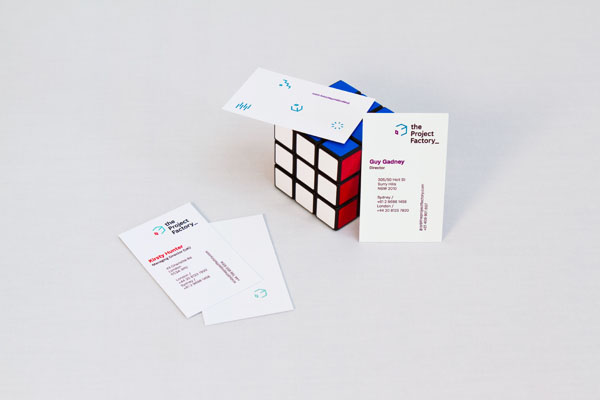 The Project Factory - Business Card Design by Dittmar