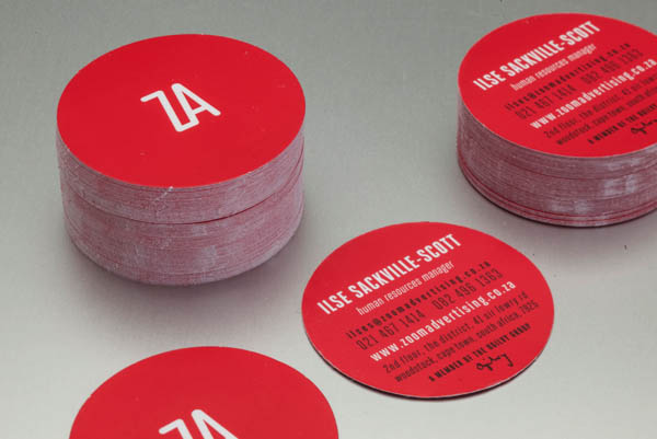 Zoom Agency - Round Business Cards