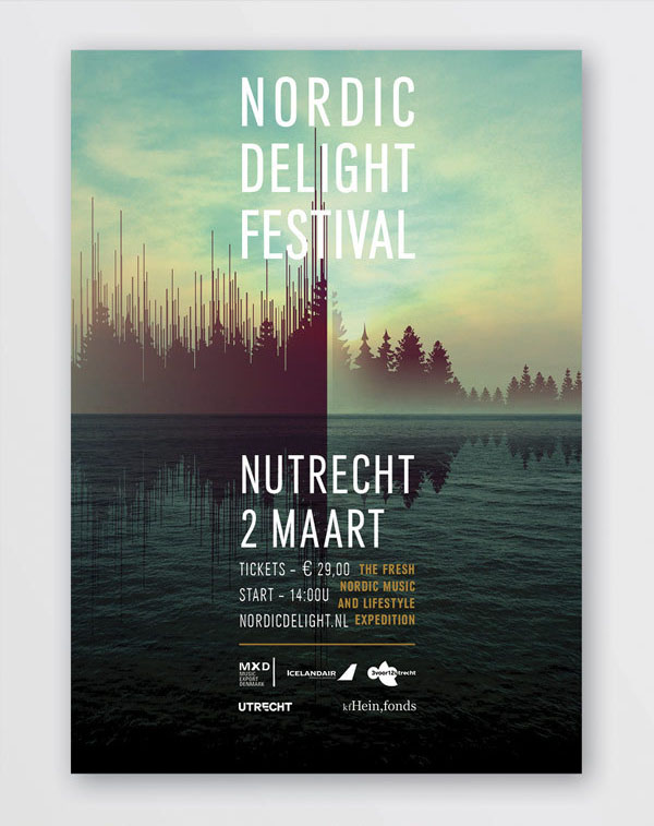 Nordic Delight Festival - Event Poster by CLEVER°FRANKE