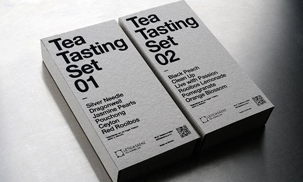 Leticia Sáenz - Tea Tasting Set - Design by leolab
