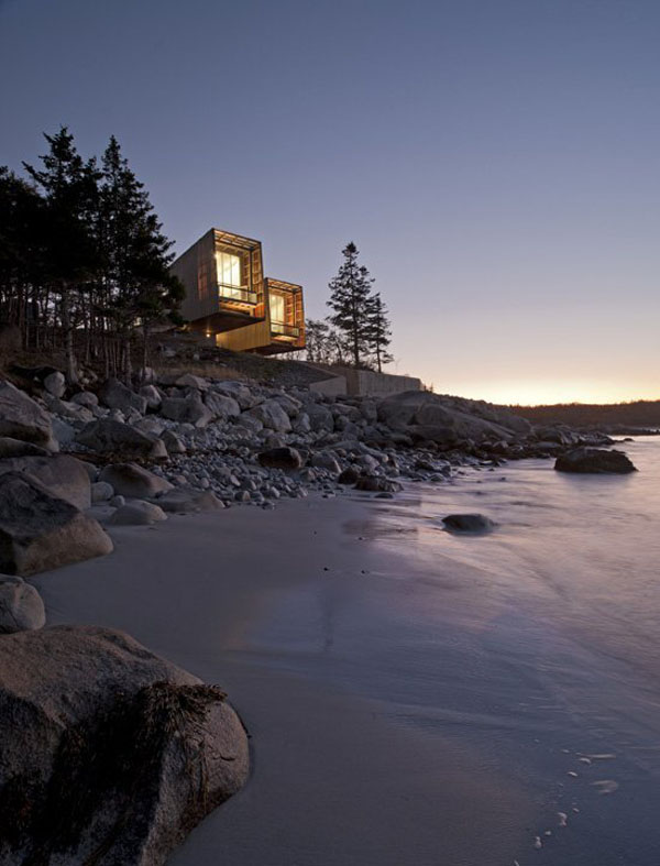 Two Hulls House in Nova Scotia, Canada by MacKay-Lyons Sweetapple Architects