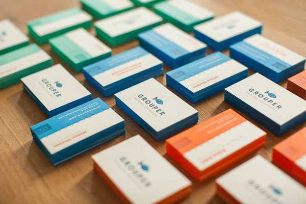Grouper Business Cards by Kyle Miller Creative