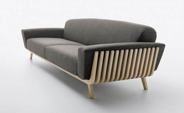Hamper Sofa - Interior Design by Riva and Montanelli for Passoni Nature
