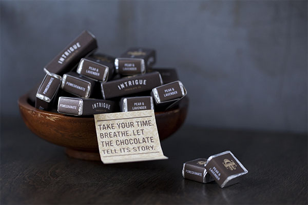 Intrigue Chocolate Co - Brand Identity by Jason Grube and Corianton Hale