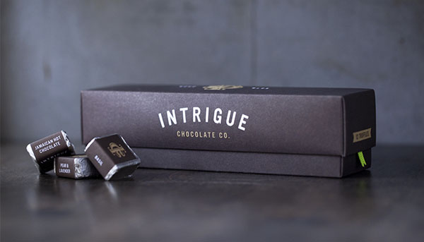 Intrigue Chocolate Co - Package Design by Jason Grube and Corianton Hale