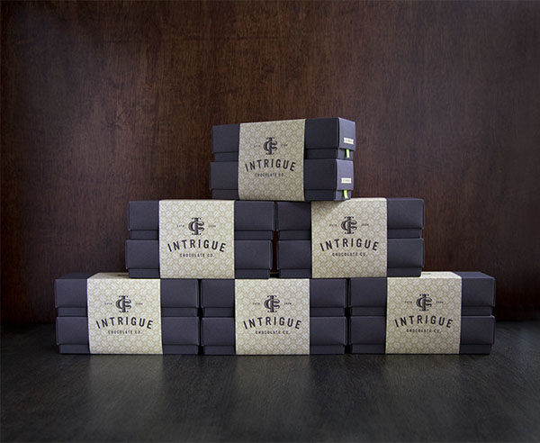 Intrigue Chocolate Co - Packaging by Jason Grube and Corianton Hale