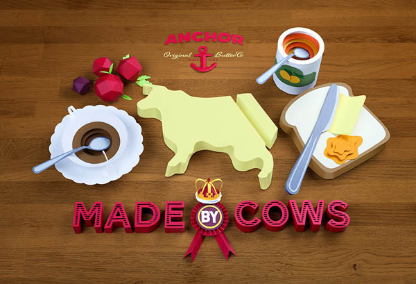 Made by Cows - Papercraft Project by Lobulo Design