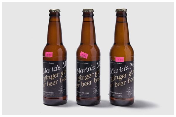 Maria's Packaged Goods and Community Bar - Beer Labels Design by Michael Freimuth