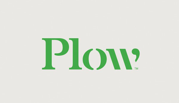 Plow Logotype by Perky Bros LLC