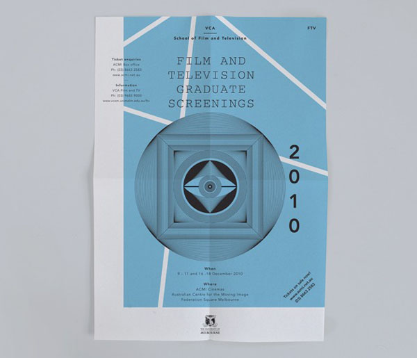 Poster for the Victorian College of the Arts - Graphic Design by Coöp