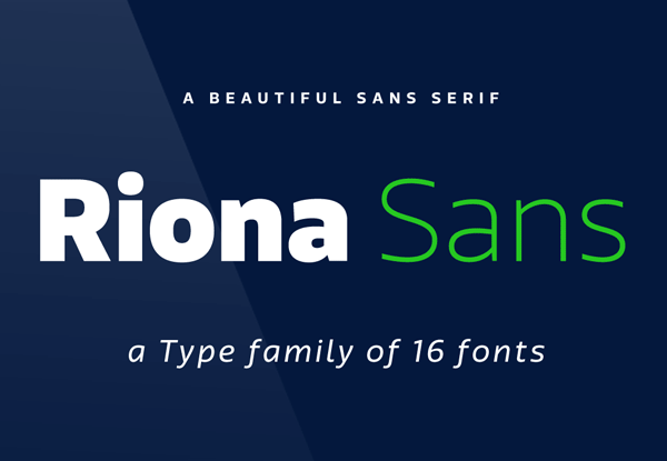 Riona Sans - Type Family