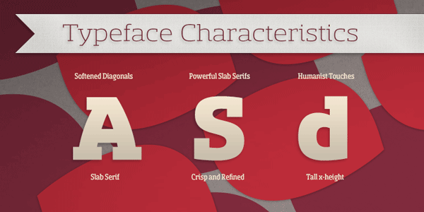 Sancoale Slab - Typeface Characteristics