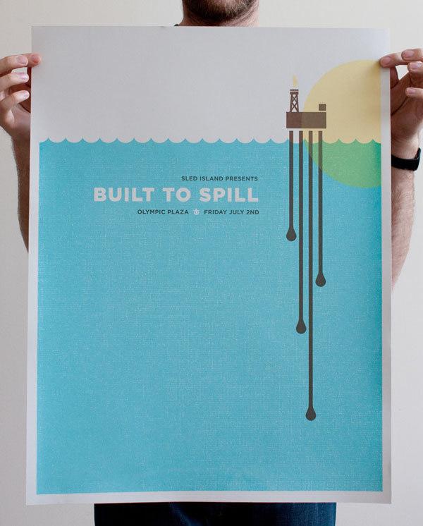 Built to Spill - Poster Design by Justin LaFontaine