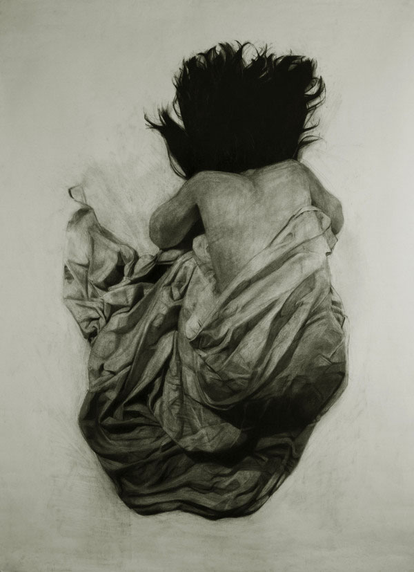 Charcoal Drawing by Kelly Blevins