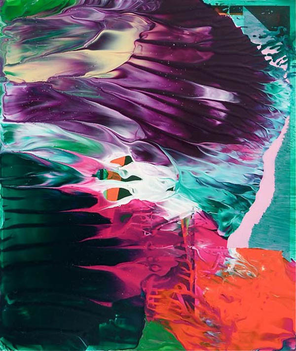 Colorful Abstract Painting by Artist Theo Altenberg