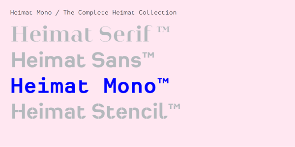 Heimat Mono and the Complete Heimat Collection