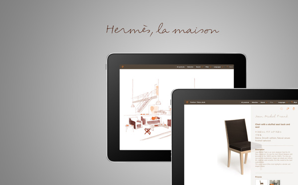 Hermès Maison Home Collection - Screen Design by Paperlux