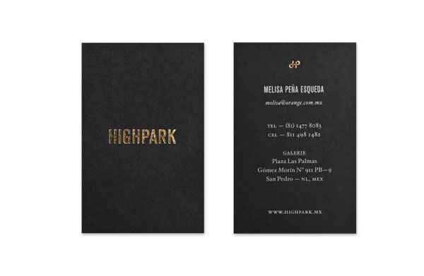 Highpark - Business Card Design by Studio Face