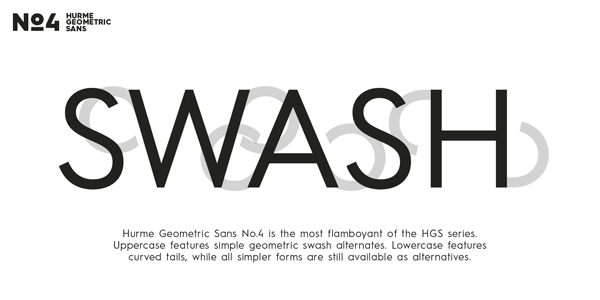 Hurme Geometric Sans No.4 - Swash Alternates