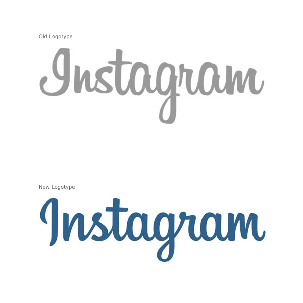 Instagram - Old Logo vs New Logotype