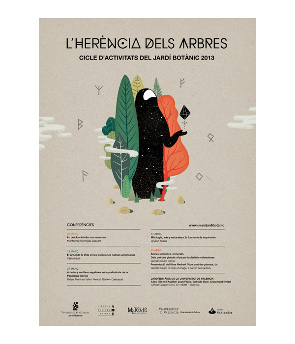 Jardí Botànic de València 2013 - Poster Design by Casmic Lab