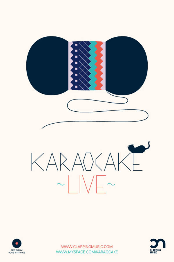KARAOCAKE - Music Poster Design by Denis Carrier