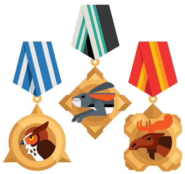 NIKE Animal Medals by Always With Honor
