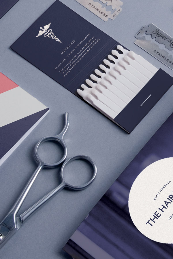 The Hair Tailor - hair and fashion stylist brand design by Pete Gardner