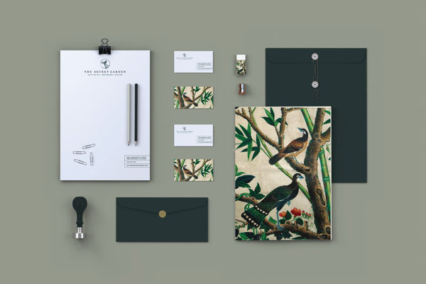 The Secret Garden - Stationery Design by Booth