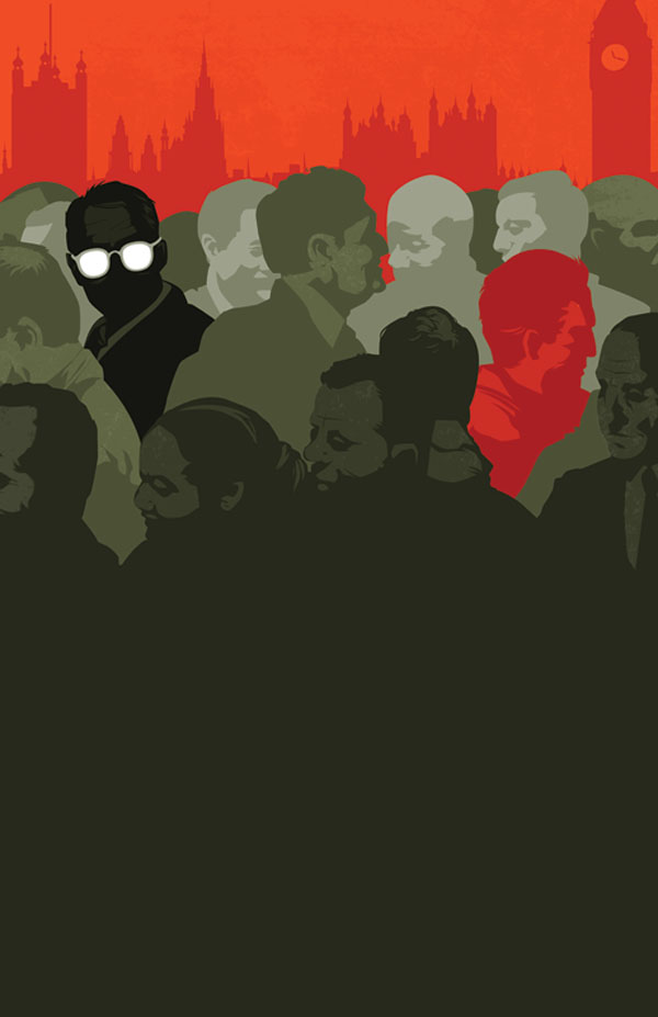 Tinker Tailor Soldier Spy - Book Cover Illustration by Matt Taylor