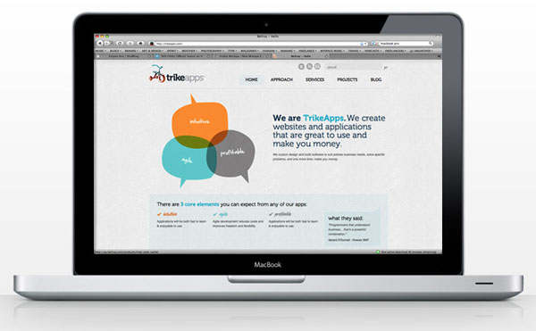 TrikeApps Website Design by Jimmy Gleeson