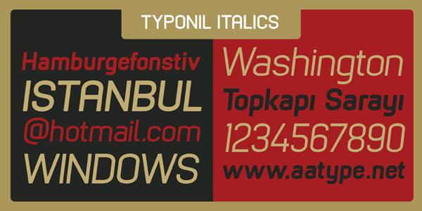 Typonil Italics