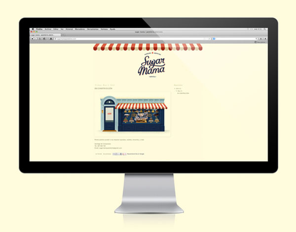 Website Design by David Sierra for Sugar Mama