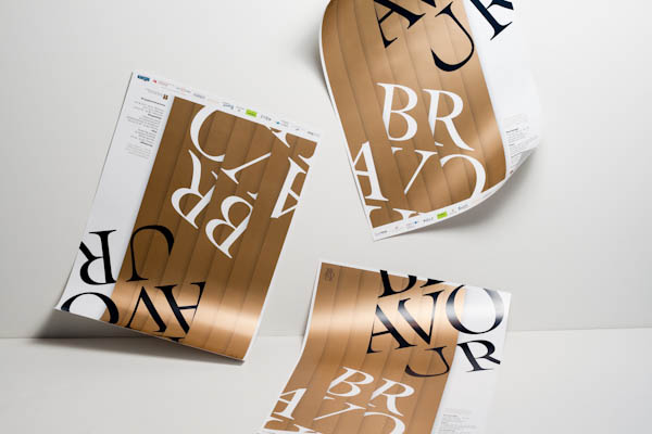 Bravour Exhibition Catalogue and Poster Design by Bartholomäus Zientek