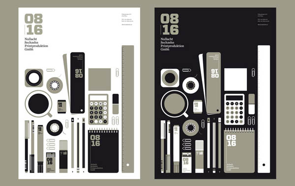 08/16 Printproduktion - Corporate Design by Albert Exergian