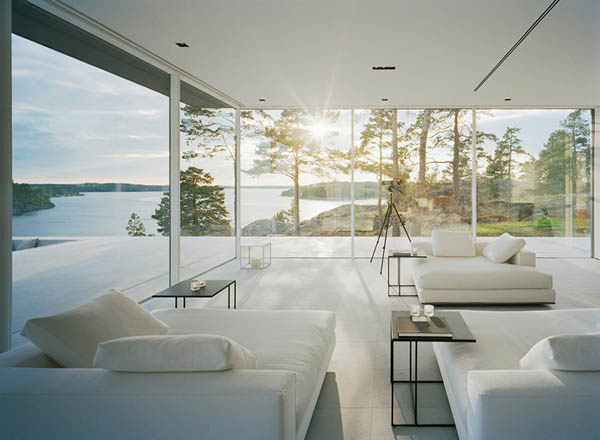 Amazing living room and view of the landscape