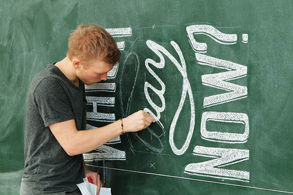 Chalk Lettering by Coming Soon for Modus Magazine