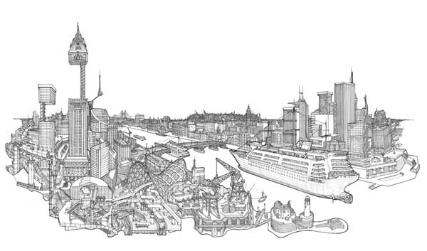 City of Barriers - Illustration by Toby Melville-Brown