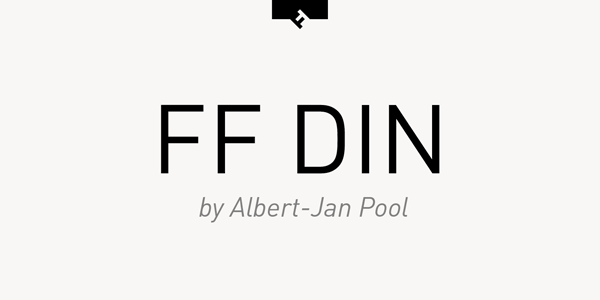 FF DIN - Font Family by Albert-Jan Pool