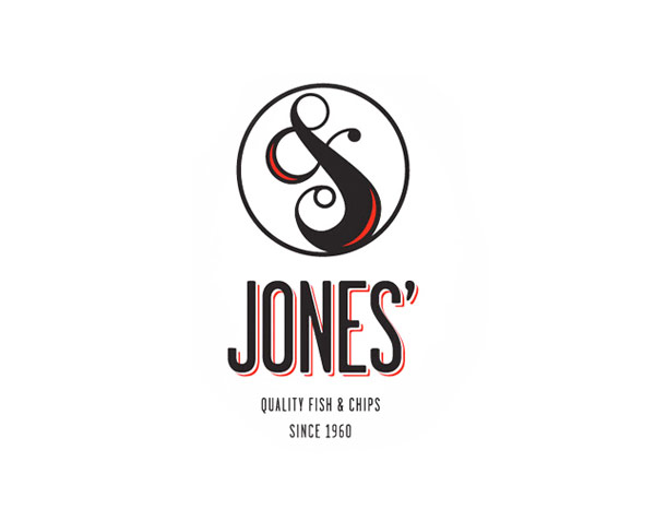 Jones' Fish & Chips - Logo Design by Andreas Neophytou