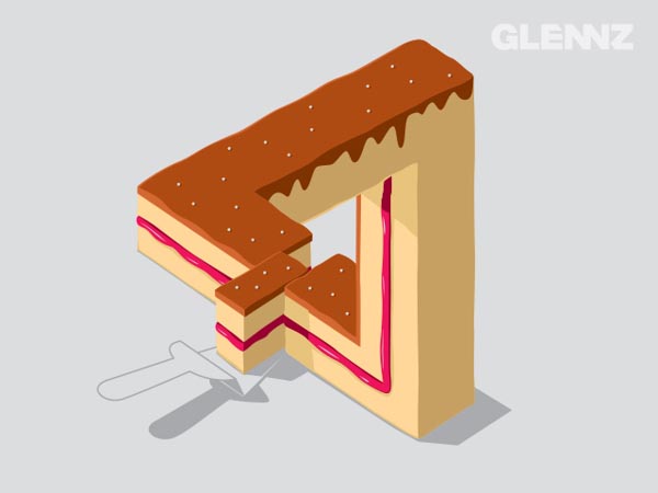 Layer Cake - Illustration Concept for Glennz Tees