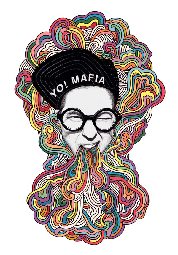 Rebranding project by Anna Higgie for Melbourne based DJ YO! MAFIA