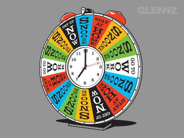 Spin The Wheel - Illustration Concept for Glennz Tees
