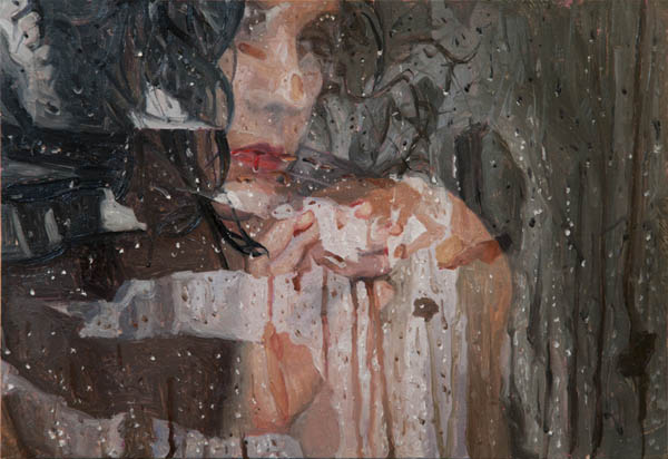 Swipe - Study from 2012 -oil painting on panel by Alyssa Monks