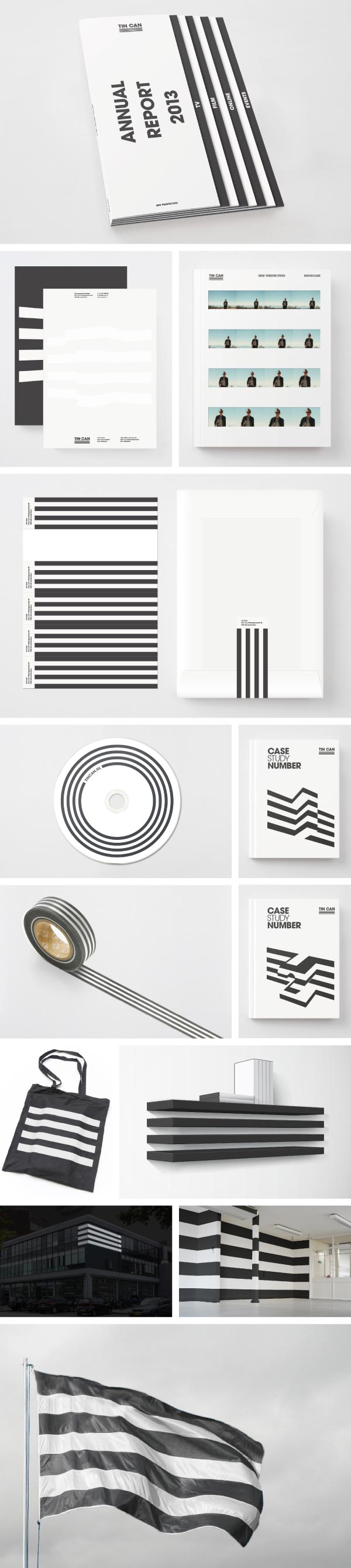 TIN CAN Identity - graphic design by Leon Dijkstra