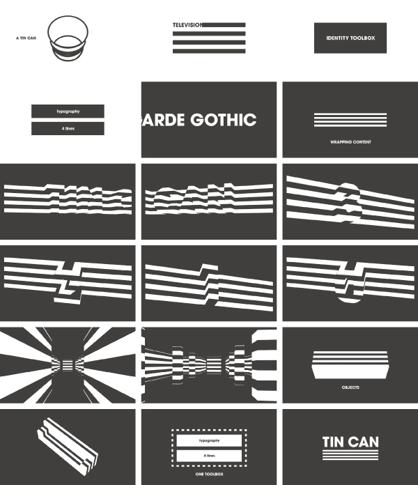 TIN CAN - graphic visual identity by Leon Dijkstra