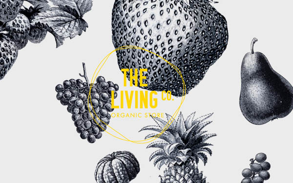 The Living Co. - Organic Store - Brand Identity by Big Horror Athens